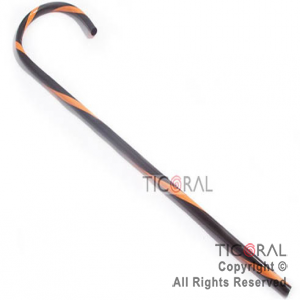 BASTON RAYADO NARANJA Y NEGRO 7342/C x 1